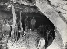 La miniera di zolfo Montecatini a Cabernardi 
(fonte Archivio Edison Spa)