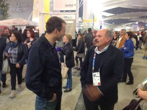 Andrea Pierotti e Oscar Farinetti all'Expo
