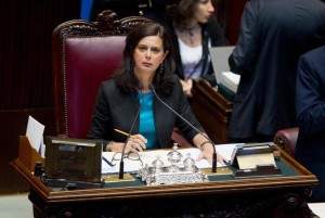 09/08/2013 Roma, Camera dei Deputati, approvazione del Decreto Legge del Fare. Nella foto Laura Boldrini