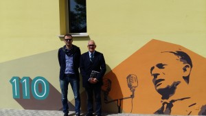 il sindaco Andrea Pierotti con il Preside Eugenio Grottola