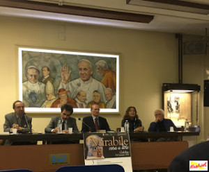 conf stampa in Vaticano Mirabile cosa a dire