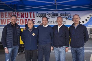 Lo staff organizzatore con l’assessore allo sport di Ascoli Piceno Massimiliano Brugni