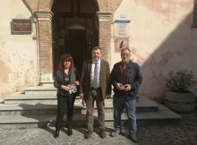 Fiorello Primi - Presidente Clu "I Borghi Più belli d'Italia" in visita al Castello di Sassoferrato