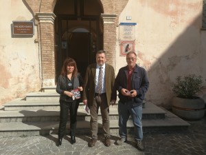 Fiorello Primi - Presidente Clu "I Borghi Più belli d'Italia" in visita al Castello di Sassoferrato 