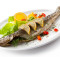 Roast trout and vegetables
